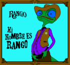 Dibujo Rango pintado por rango