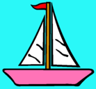 Dibujo Barco velero pintado por keisy8