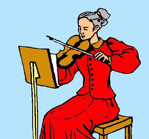 Dibujo Dama violinista pintado por Benjamin08