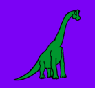 Dibujo Braquiosaurio pintado por dfrgr