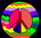 Dibujo Símbolo de la paz pintado por ro_yodivina