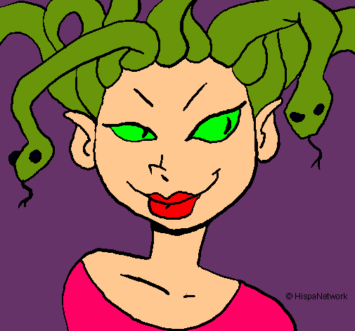 Mujer medusa