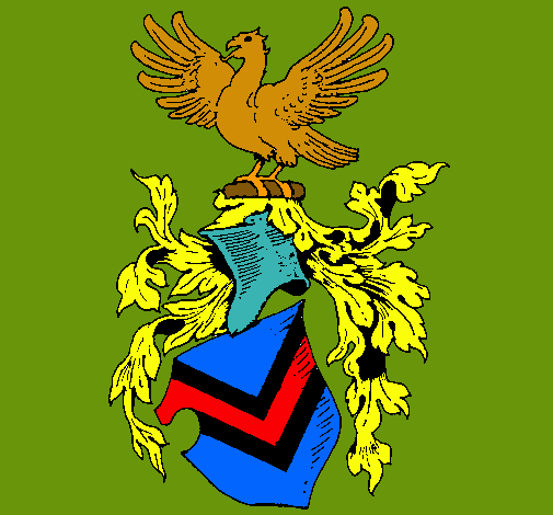 Escudo de armas y aguila 