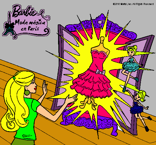 El vestido mágico de Barbie