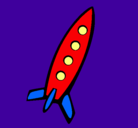 Dibujo Cohete II pintado por kary7