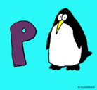 Dibujo Pingüino pintado por keroppi