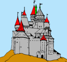 Dibujo Castillo medieval pintado por ADRII