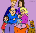 Dibujo Familia pintado por ronaima