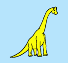 Dibujo Braquiosaurio pintado por 1234455555