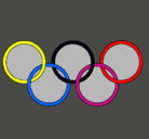 Dibujo Anillas de los juegos olimpícos pintado por tobias510978