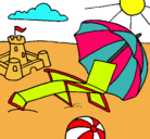 Dibujo Playa pintado por diego2002