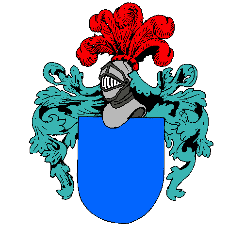 Escudo de armas y casco