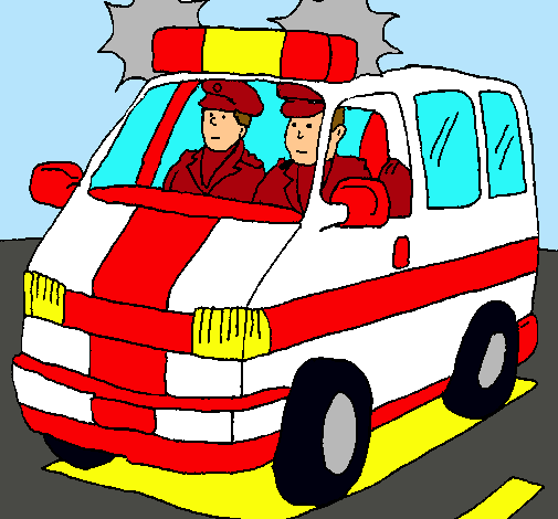 Ambulancia en servicio