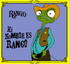 Dibujo Rango pintado por rango