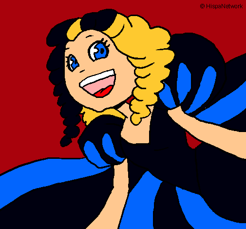 Dibujo Princesa risueña pintado por Nightshade