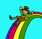 Dibujo Duende en el arco iris pintado por breLOKApues