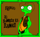 Dibujo Rango pintado por FERCHA