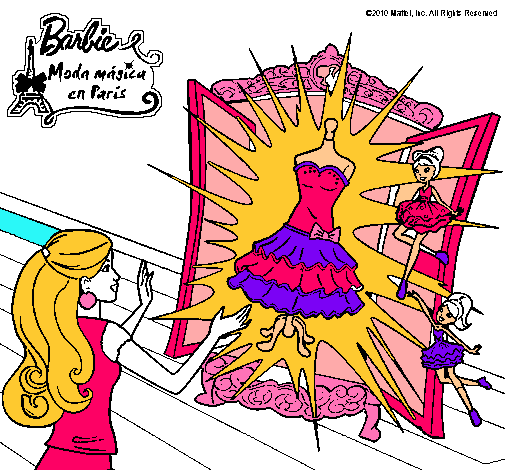 El vestido mágico de Barbie