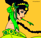 Dibujo Princesa china pintado por selenabest55