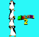 Dibujo Madagascar 2 Pingüinos pintado por franmario