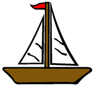 Dibujo Barco velero pintado por nnnd