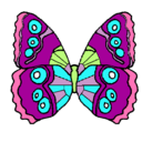 Dibujo Mariposa pintado por Pulguita
