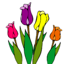 Dibujo Tulipanes pintado por reyes_85