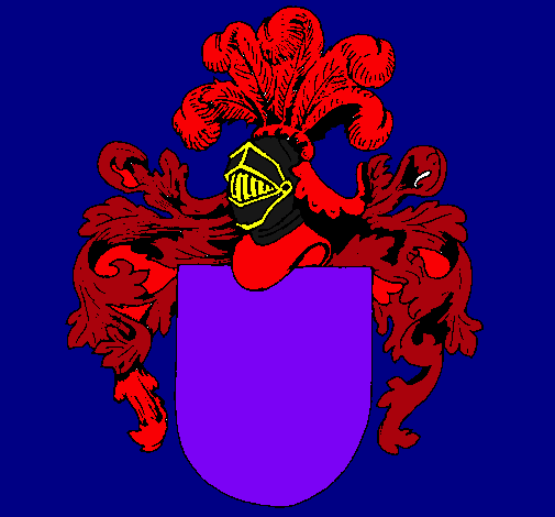 Escudo de armas y casco