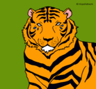 Dibujo Tigre pintado por isa1