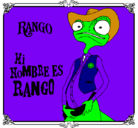 Dibujo Rango pintado por FERCHA