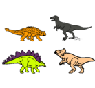 Dibujo Dinosaurios de tierra pintado por LORENA222