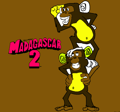 Madagascar 2 Manson y Phil