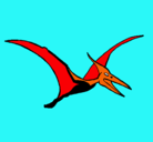 Dibujo Pterodáctilo pintado por 5yj353y5565y