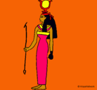 Dibujo Hathor pintado por 12654