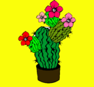 Dibujo Flores de cactus pintado por 0005