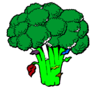 Dibujo Brócoli pintado por joquin
