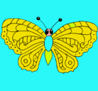 Dibujo Mariposa pintado por felipincastro