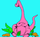 Dibujo Diplodocus sentado pintado por alvaronieto