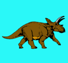Dibujo Triceratops pintado por allenzuriel