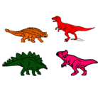 Dibujo Dinosaurios de tierra pintado por yongtsh