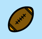 Dibujo Pelota de fútbol americano II pintado por pelota