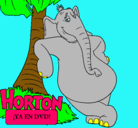 Dibujo Horton pintado por valentinax