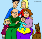 Dibujo Familia pintado por StarClaudia