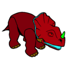Dibujo Triceratops II pintado por mukopoujerda