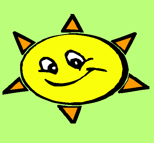 Dibujo Sol sonriente pintado por Sajarav