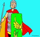 Dibujo Soldado romano II pintado por vicjff2002