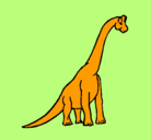 Dibujo Braquiosaurio pintado por  jenniferali