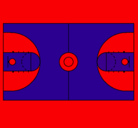 Dibujo Cancha pintado por roger4
