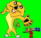 Dibujo Madagascar 2 Alex 2 pintado por clauffrdfvgd