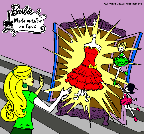 El vestido mágico de Barbie